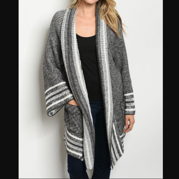 MAIZIE Cozy Warm Soft Open Front Long Sleeve Oversized Knit Cardi Sz Medium NWT - Picture 7 of 7